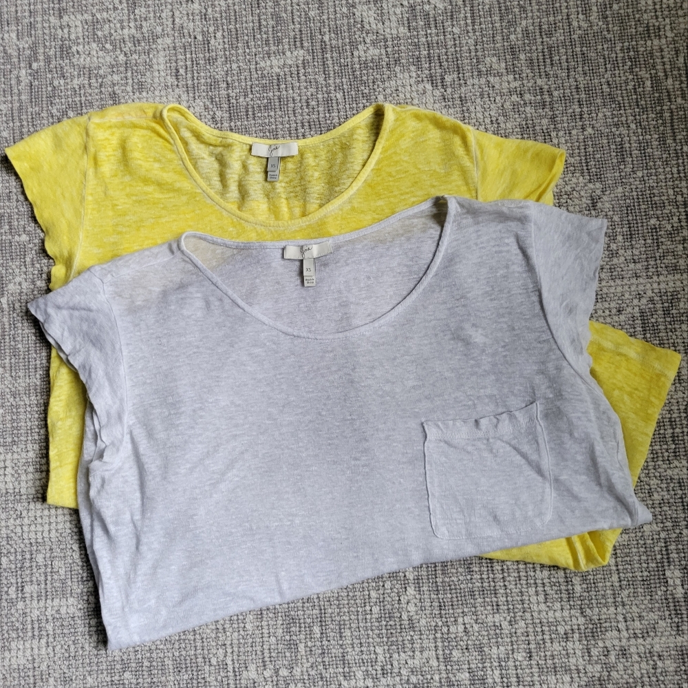 2 Joie Linen Tees/Bundle